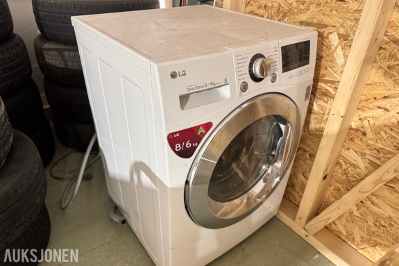 LG F14A8YD Kombinert vaskemaskin/tørketrommel 8/6 kg