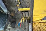 1983 New Holland 8040 Skurtresker – 12 fot skjærebord / halmkutter