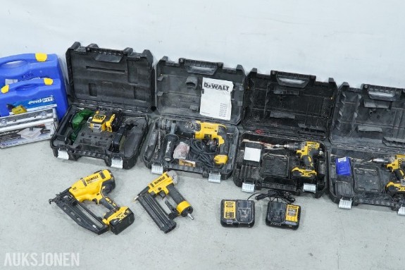 Omfattende DeWalt verktøypakke 12V/18V – INGEN MINSTEPRIS