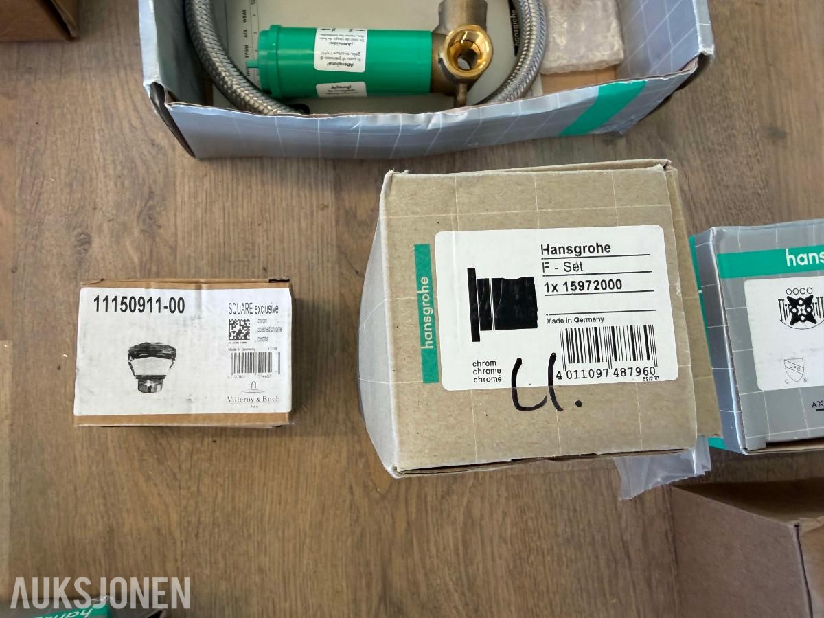 Eksklusivt baderomsutstyr: Hansgrohe, Axor, Dornbracht, Grohe, VikingBad m.m.