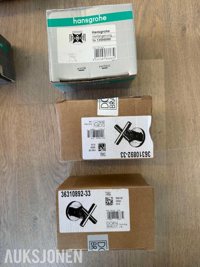 Eksklusivt baderomsutstyr: Hansgrohe, Axor, Dornbracht, Grohe, VikingBad m.m.