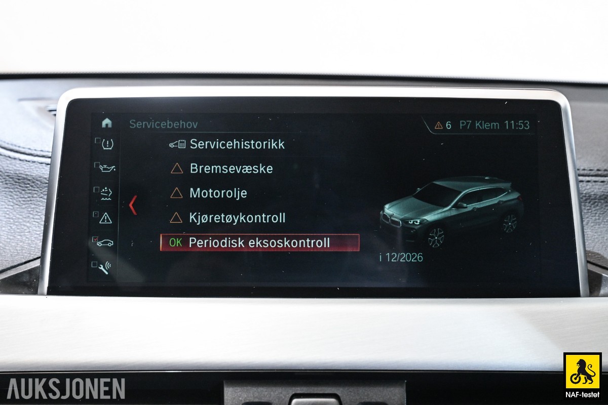 2019 BMW X2 XDRIVE20D 190HK M-SPORT HENGERFESTE HEAD-UP SPORTSSETER LED