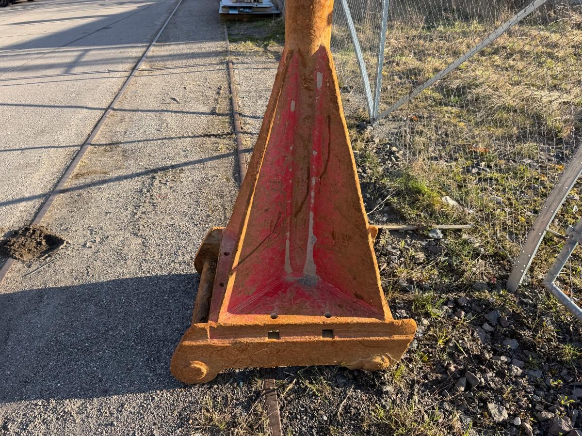 Rensepigg med S feste ca 290 cm