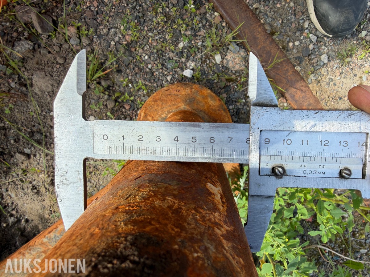 Rensepigg med S feste ca 290 cm