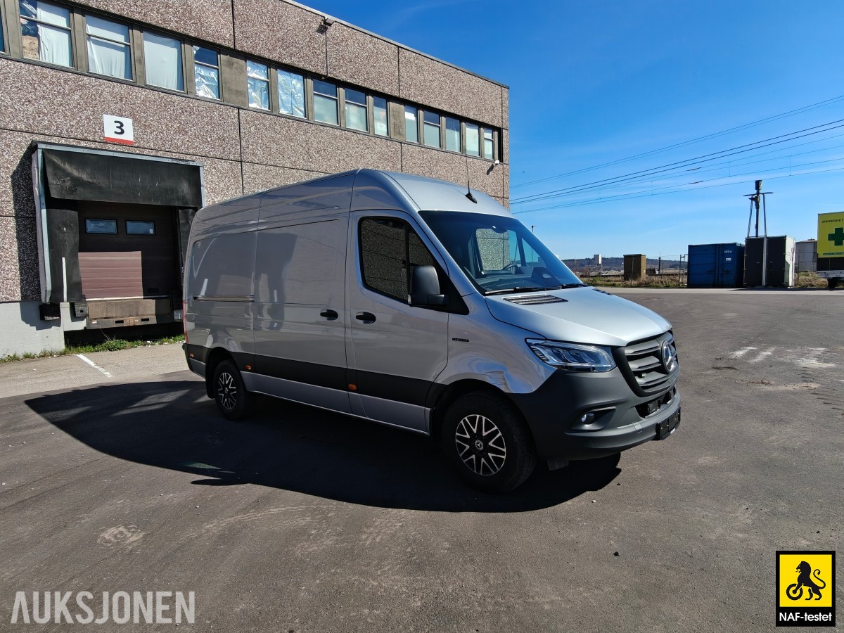 2025 Mercedes-Benz Sprinter NYBILGARANTI HENGERFESTE INNREDNING KAMERA ADAPTIV CRUISE