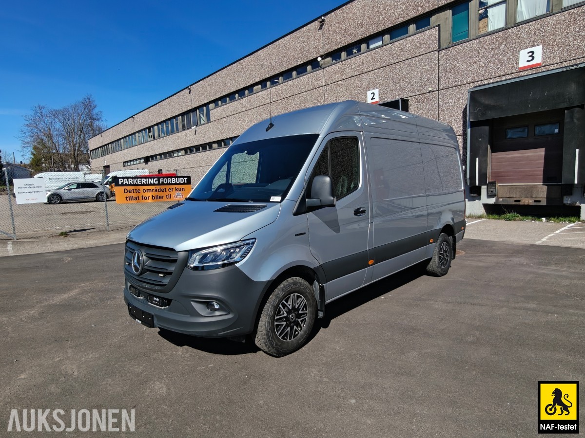 2025 Mercedes-Benz Sprinter NYBILGARANTI HENGERFESTE INNREDNING KAMERA ADAPTIV CRUISE