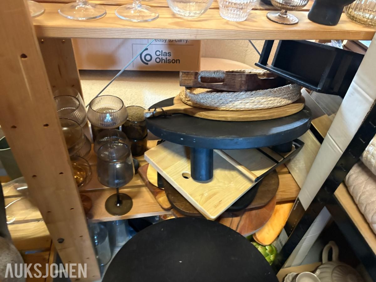KOMPLETT INTERIØRPAKKE FOR BOLIGSTYLING – SELGES SAMLET