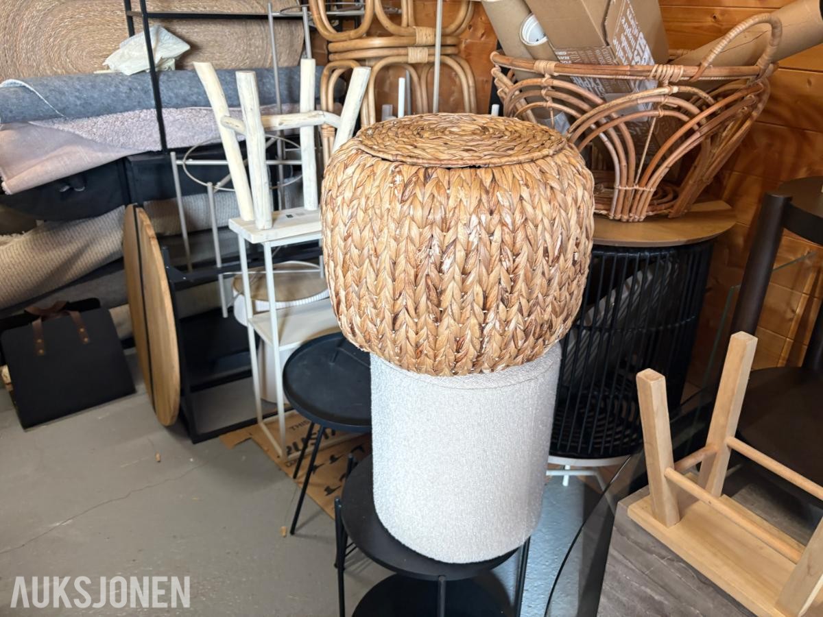 KOMPLETT INTERIØRPAKKE FOR BOLIGSTYLING – SELGES SAMLET