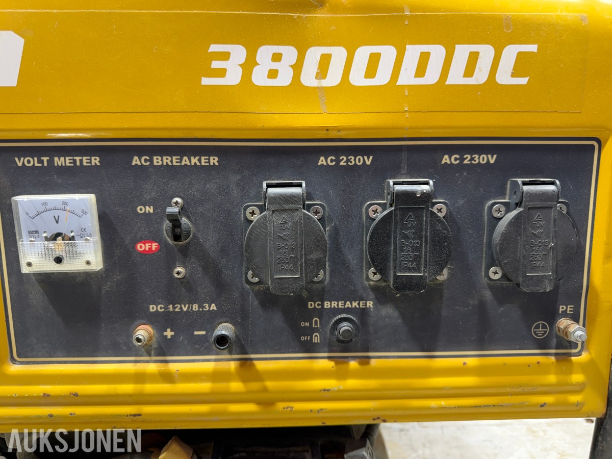 Loncin LC3800DDC aggregat 230V 2.8kW el-start