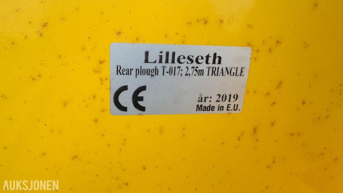 2019 Lilleseth 275L veiskrape – 2,75 m – Hydraulisk justering