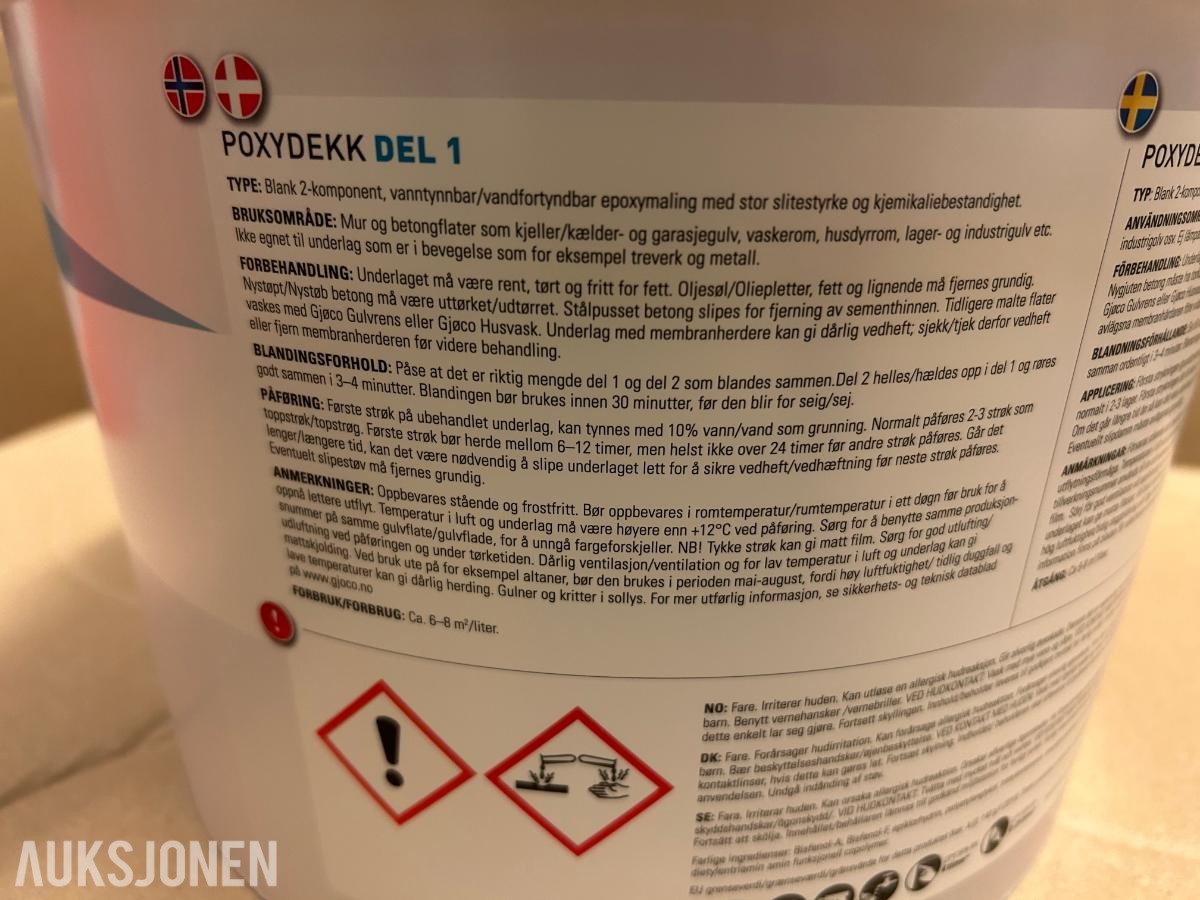 Epoxymaling 97 kg / ca 495 m2