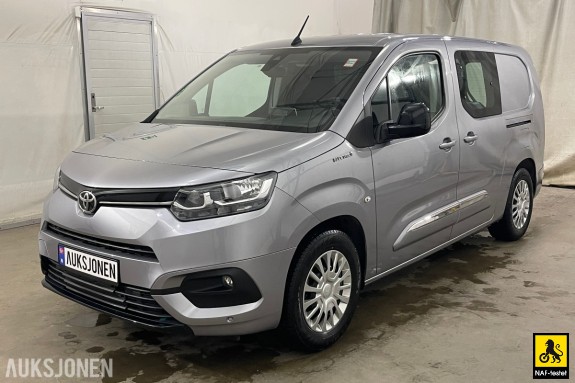 2022 Toyota Proace City ELECTRIC L2 HENGERFESTE VARMER KAMERA NAVI CRUISE SKYVEDØRER 