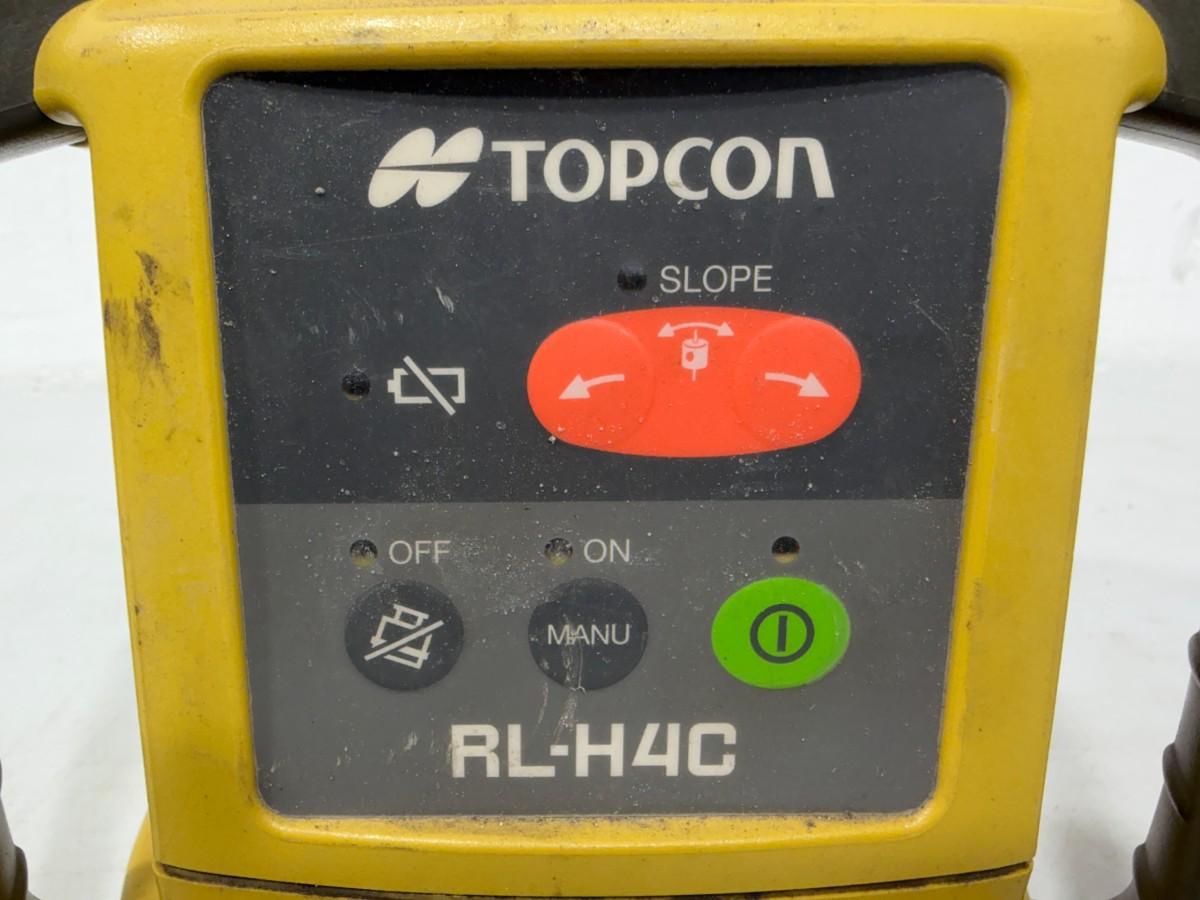 Topcon RL-H4C rotasjonslaser med mottaker, stativ og målestav