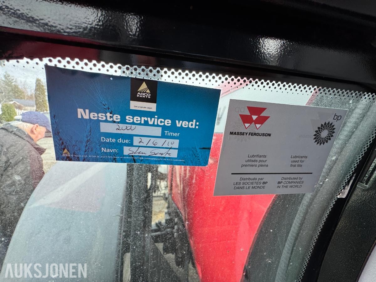 2008 Massey Ferguson 7480 traktor / EU-ok