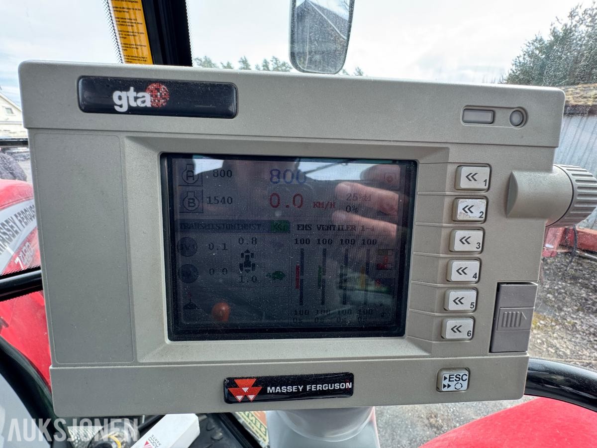 2008 Massey Ferguson 7480 traktor / EU-ok