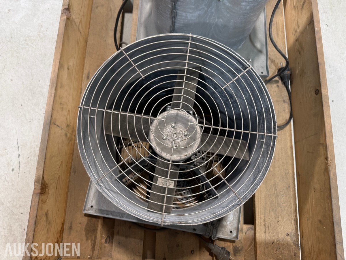 2 stk. JL Bruvik Siloventilator 400 - ventilasjonsvifter