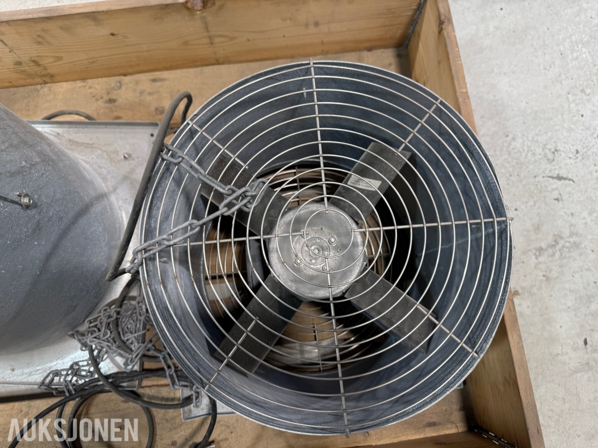 2 stk. JL Bruvik Siloventilator 400 - ventilasjonsvifter