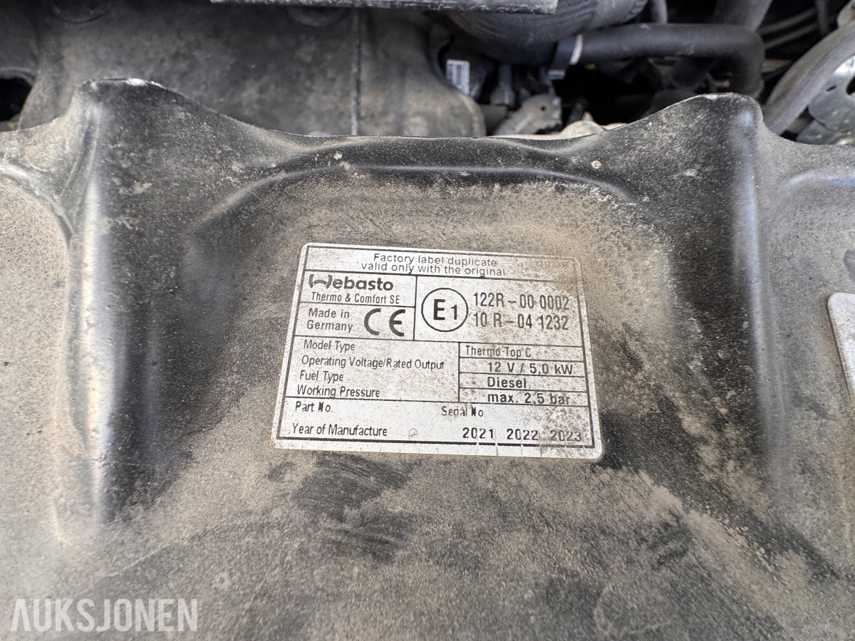 2022 Opel Movano L2 2,2D 140 HK HENGERFESTE VARMER LAV KM