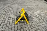 Slangetrommel med kraftig slange – anleggsutstyr
