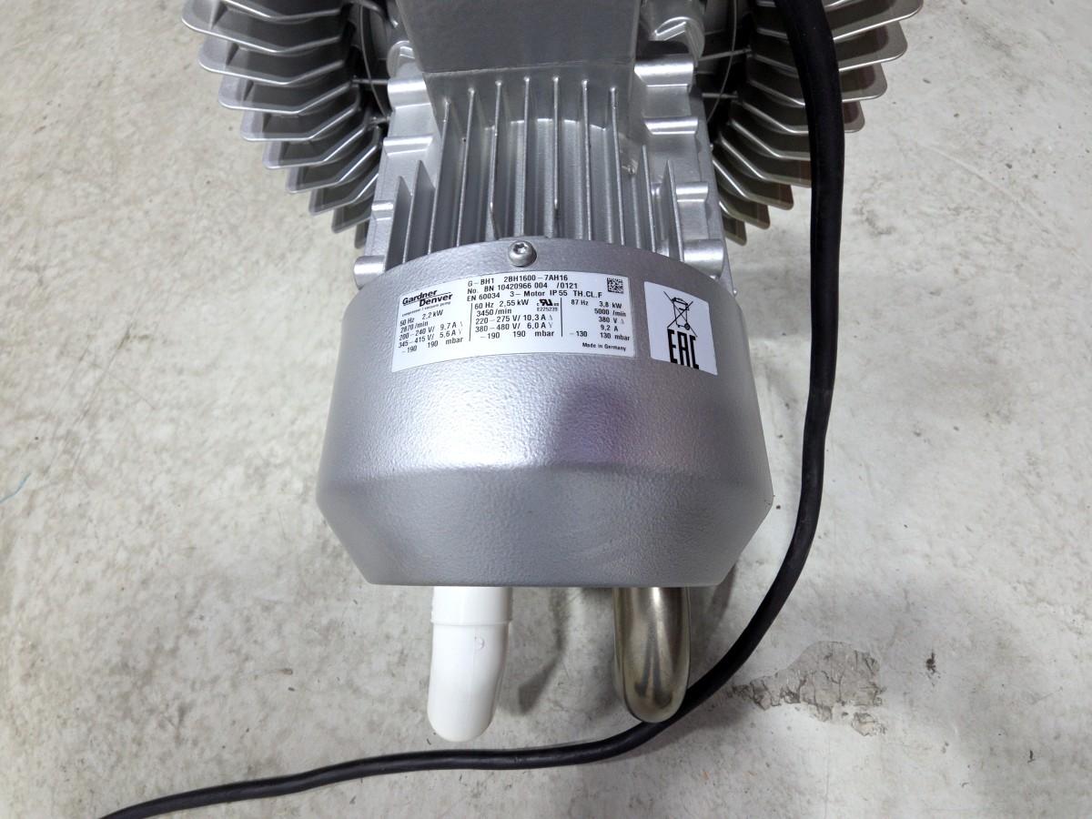 Elmo Rietschle / Siemens sugemotor sidekanalblåser 2,2–2,55 kW