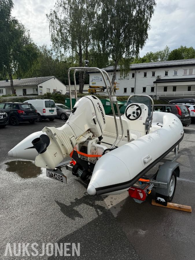BRIG F450L / 50HK Evinrude E-Tec/Respo 750 MR henger