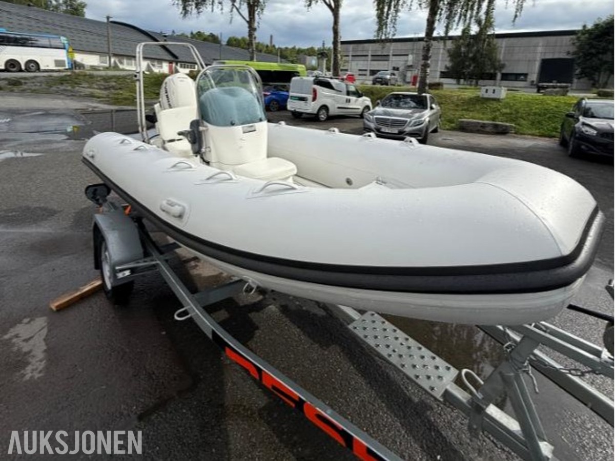 BRIG F450L / 50HK Evinrude E-Tec/Respo 750 MR henger