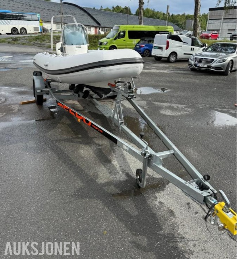 BRIG F450L / 50HK Evinrude E-Tec/Respo 750 MR henger