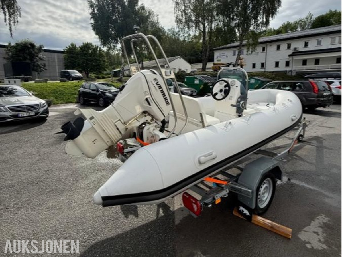 BRIG F450L / 50HK Evinrude E-Tec/Respo 750 MR henger