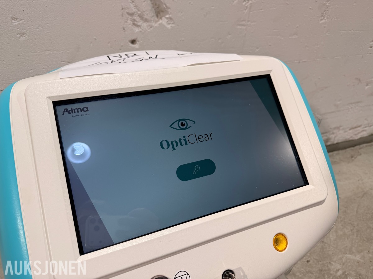 2020 Alma OptiClear IFL laser – komplett system med tilbehør