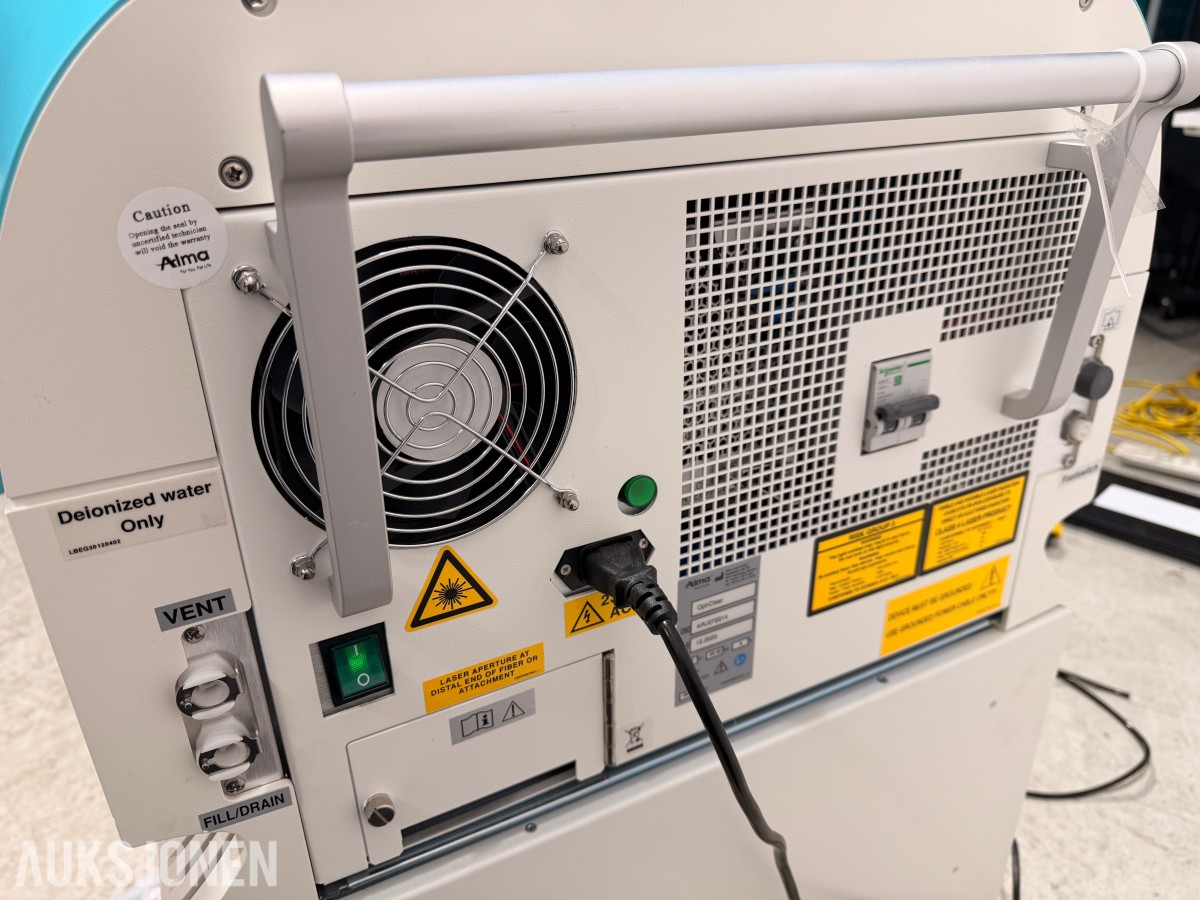 2020 Alma OptiClear IFL laser – komplett system med tilbehør