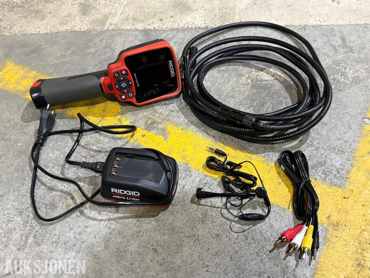 RIDGID micro CA-330 inspeksjonskamera med tilbehør