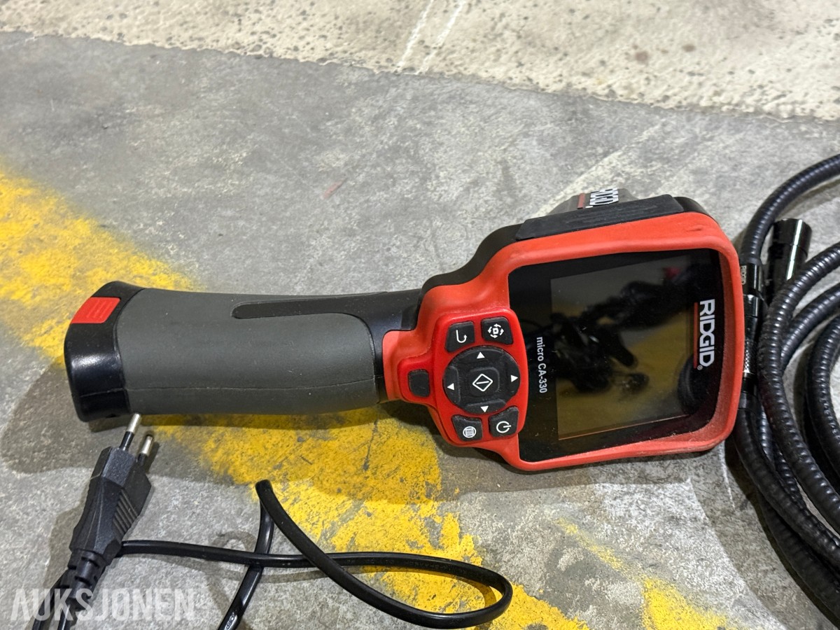 RIDGID micro CA-330 inspeksjonskamera med tilbehør