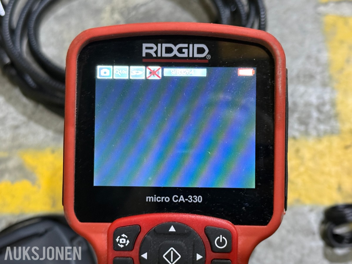 RIDGID micro CA-330 inspeksjonskamera med tilbehør