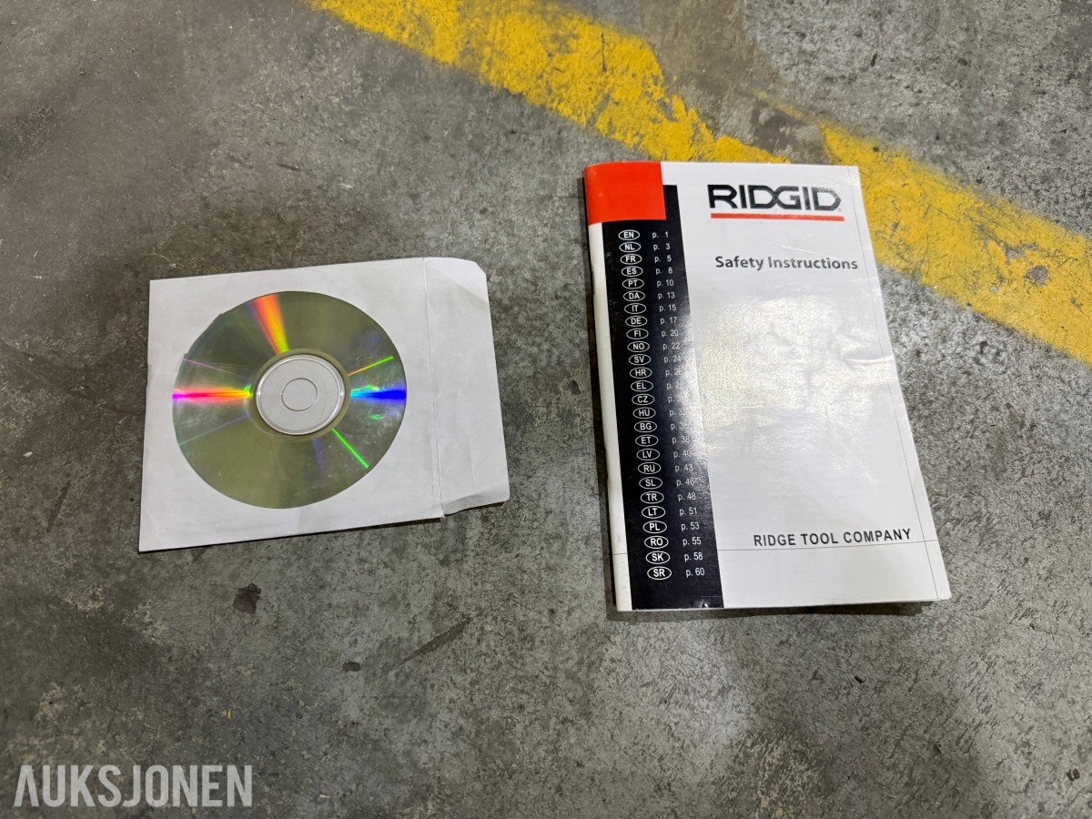 RIDGID micro CA-330 inspeksjonskamera med tilbehør