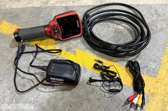 RIDGID micro CA-330 inspeksjonskamera med tilbehør
