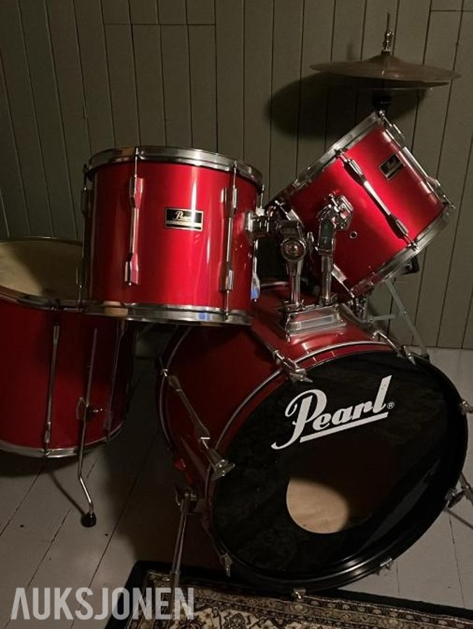 Pearl trommesett – rød finish