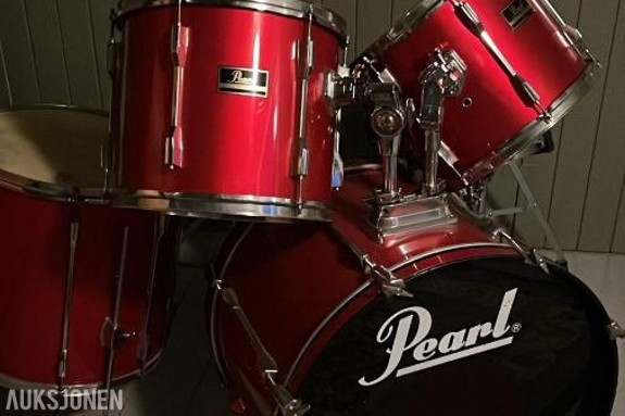 Pearl trommesett – rød finish