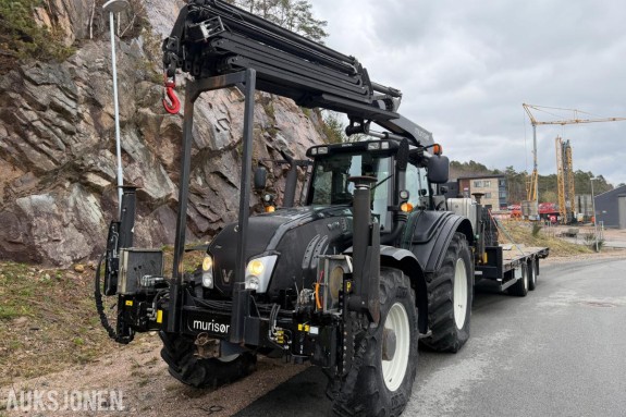 2015 VALTRA T193 - PALFINGER PK 18002 EH - NC PLANHENGER – KOMPLETT KRANRIGG