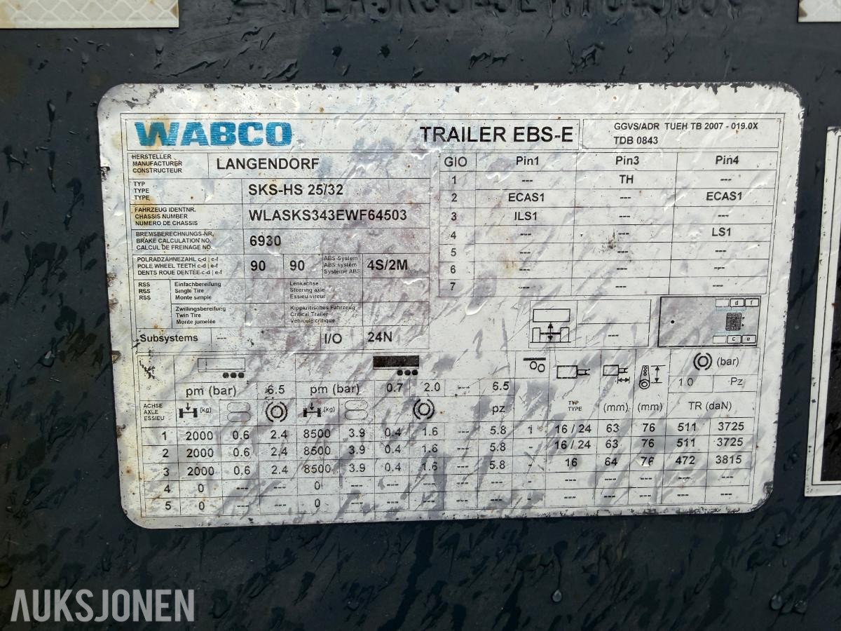 2014 Lagendorf SKS-HS 25/33 tippsemi