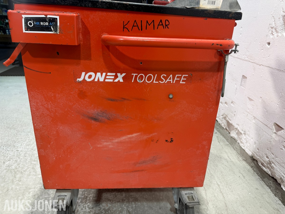 Jonex verktøytralle med skrustikke