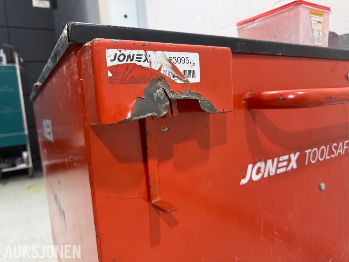 Jonex verktøytralle med skrustikke