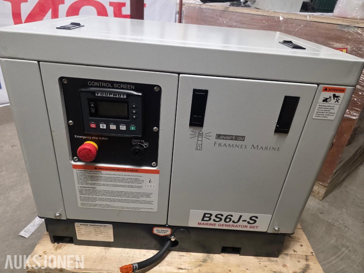 2025 BS6J-S 6kw Marine Generator