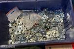 Stort parti festemateriell, skruer og bolter – Fischer, Würth, Hilti