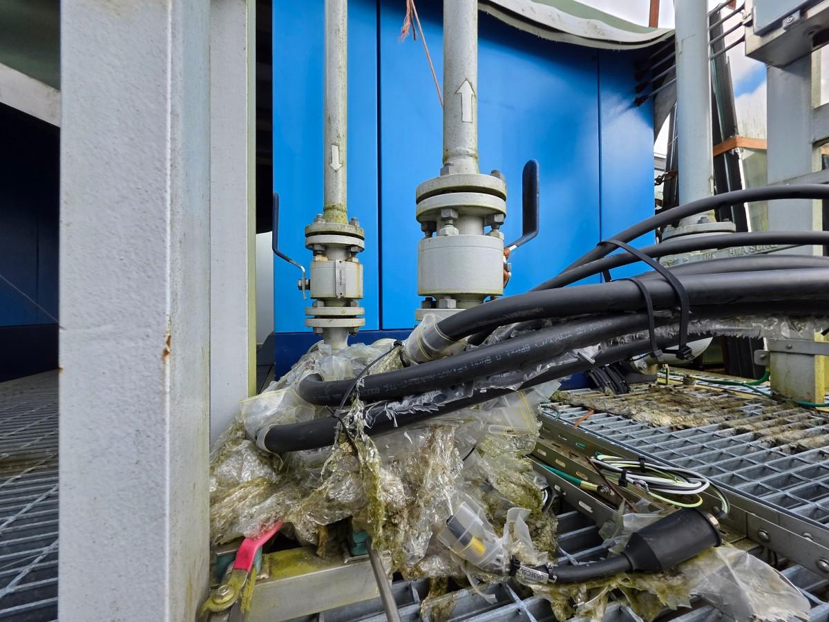 2 stk ubrukte CompAir D155 Kompressorer som er seriekoblet