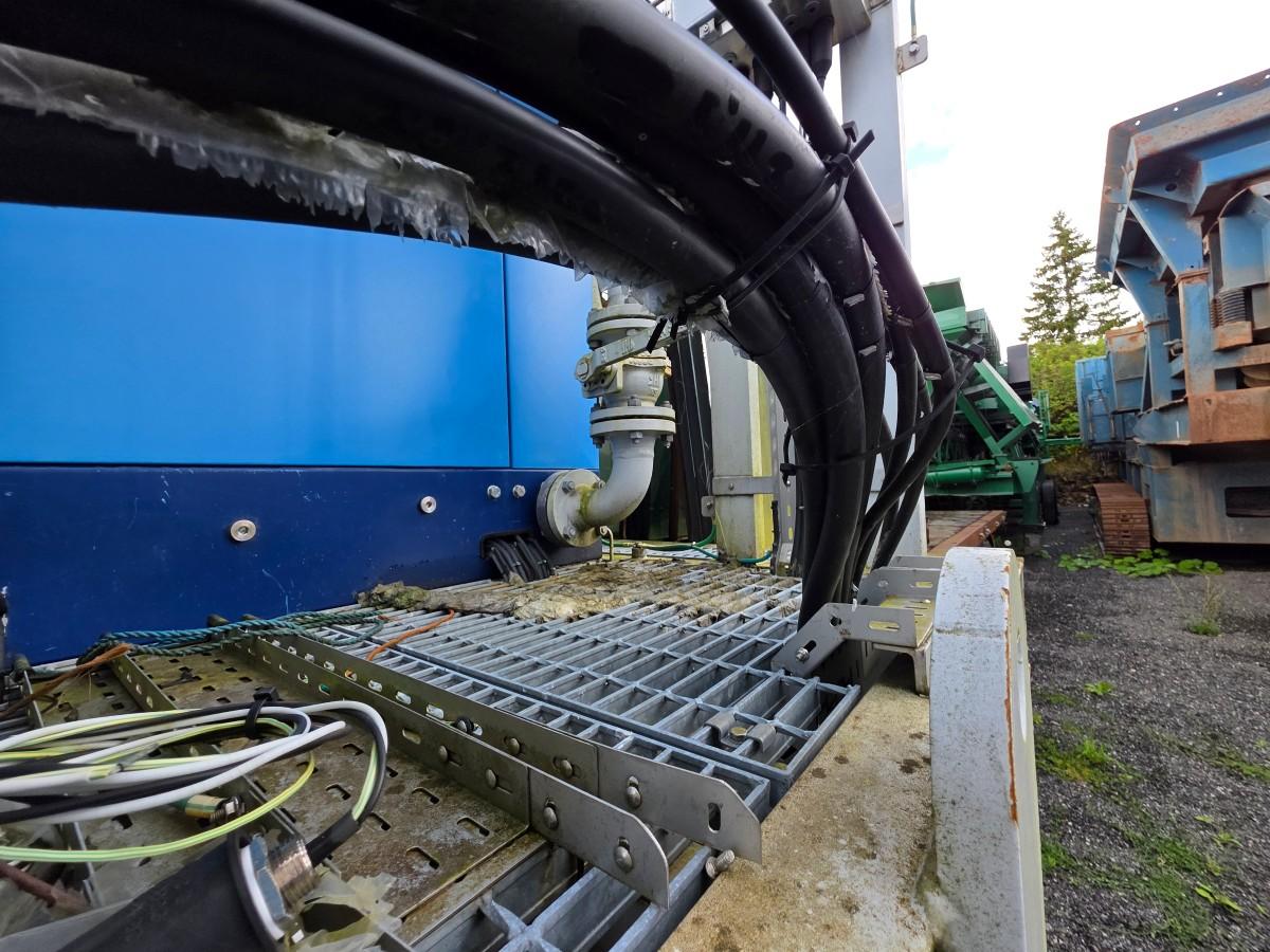 2 stk ubrukte CompAir D155 Kompressorer som er seriekoblet