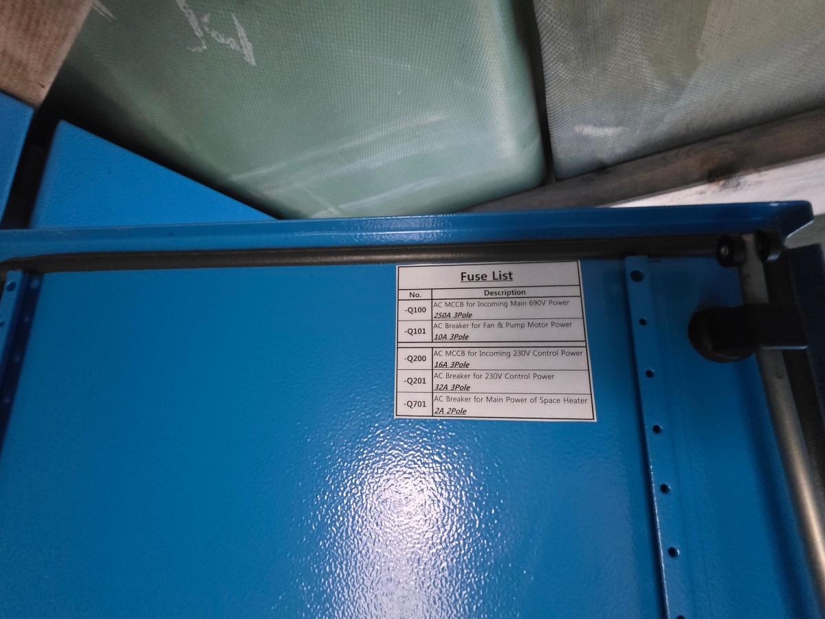 2 stk ubrukte CompAir D155 Kompressorer som er seriekoblet