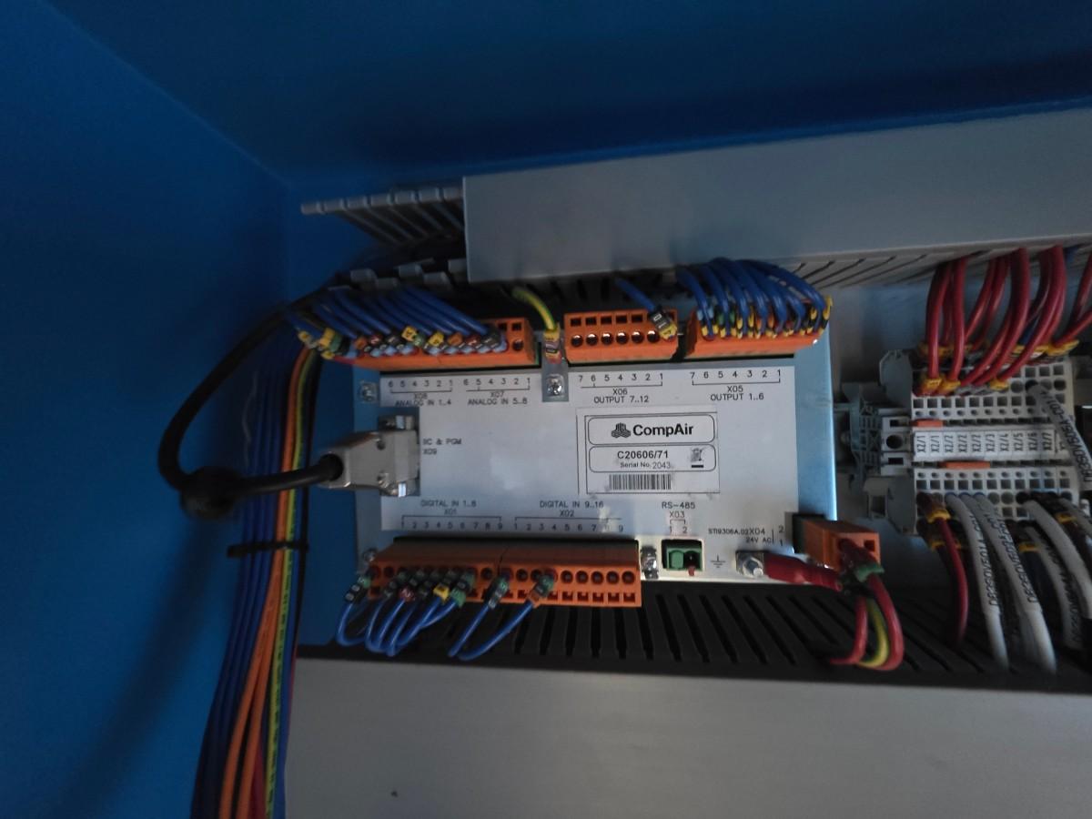 2 stk ubrukte CompAir D155 Kompressorer som er seriekoblet