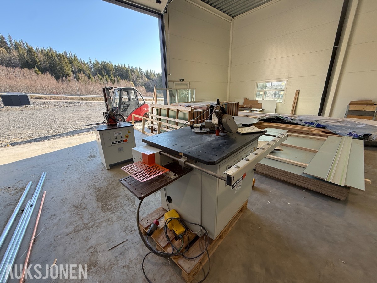 Holzher kantfres + kantlimemaskin