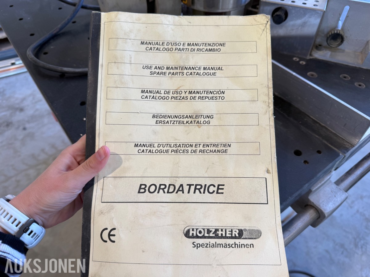 Holzher kantfres + kantlimemaskin
