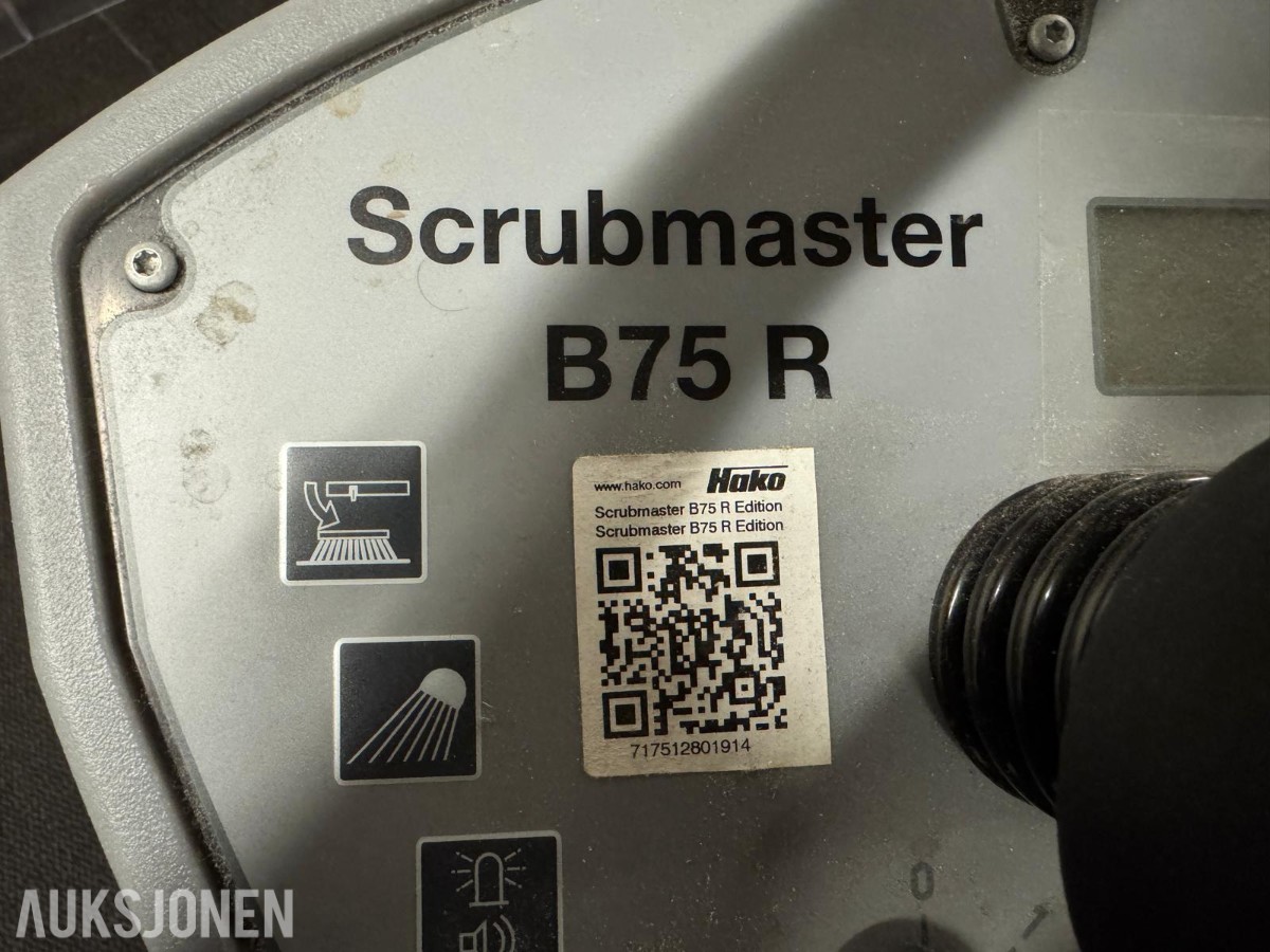2018 Hako Scrubmaster B75 R gulvvaskemaskin
